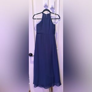 JJ’s house navy bridesmaids dress